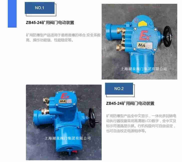 防爆型閥門電動裝置說明書，技術條件